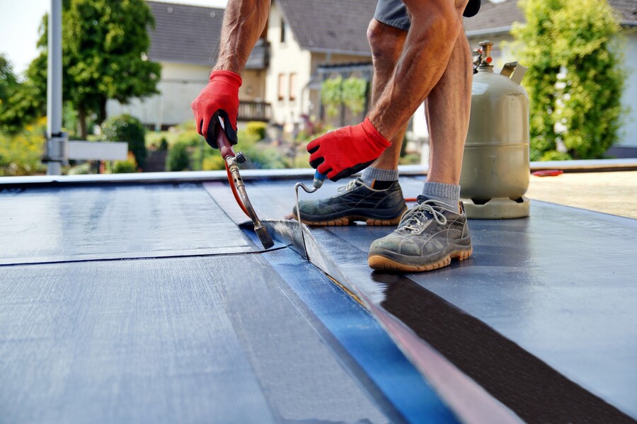 Flat Roofing by Trinity Roofing - Builders